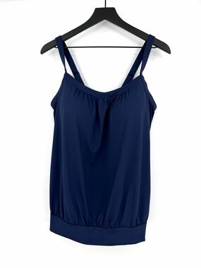 LANDS’ END Swim Tankini Navy Blue 14 D
